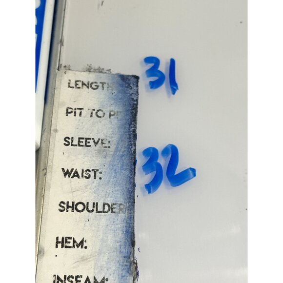 Retro Denim Ruffle Skirt Blue 8 Western Boho Indie Folk Hippie Country Farm 80s - Picture 11 of 11